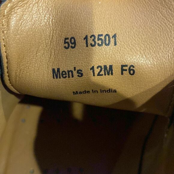 Johnston & Murphy Men’s Brinley Black Sheepskin Leather Sz 12M Cap Toe - Picture 9 of 9